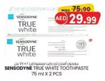 KM Trading Sensodyne true white toothpaste offer