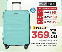 Nesto Para John PP 4Wheel Hard Trolley offer