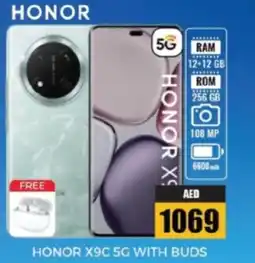 Pasons Honor X9C 5G with buds redmi offer