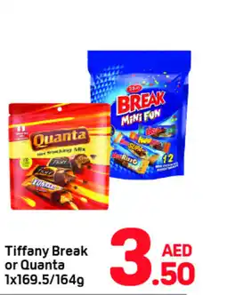 Day To Day Tiffany break or quanta offer