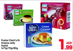 Day To Day Foster clark's or greens jelly offer