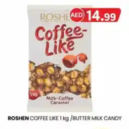 KM Trading Roshen coffee like butter milk candy offer