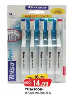 KM Trading Trisa tooth brush medium offer