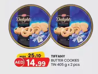 KM Trading Tiffany butter cookies tin offer