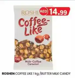 KM Trading Roshen coffee like butter milk candy offer