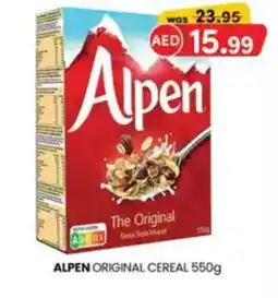 KM Trading Alpen original cereal offer