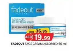 KM Trading Fadeout face cream offer