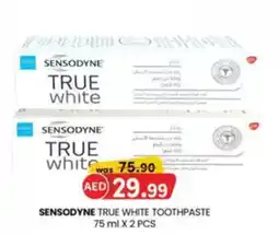 KM Trading Sensodyne true white toothpaste offer