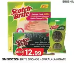 KM Trading 3M scotch brite sponge +spiral+laminate offer