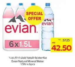 Megamart Evian Natural Mineral Water offer