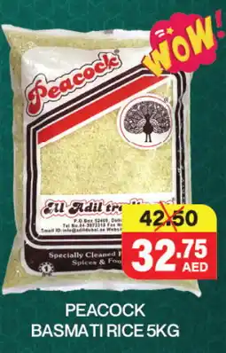 Adil Supermarket PEACOCK Basmati / Biryani Rice offer