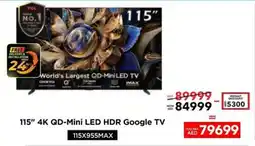 Sharaf DG TCL 4K QD-Mini LED HDR Google TV offer