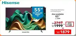 Sharaf DG Hisense 4K Mini Led Smart TV offer