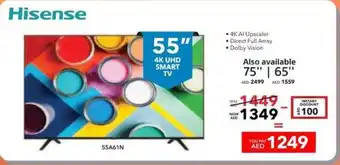 Sharaf DG Hisense 4K UHD Smart TV offer