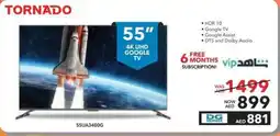 Sharaf DG Tornado 4K UHD Google TV offer