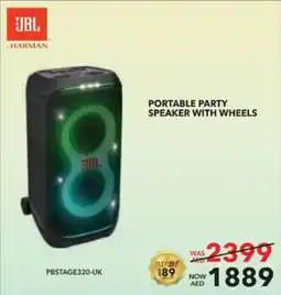 Sharaf DG JBL Portable Party Speaker with Wheels offer