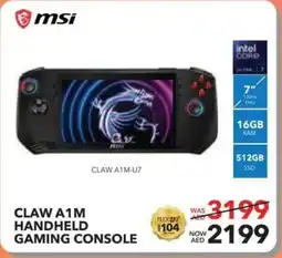 Sharaf DG msi Claw A1M Handheld Gaming Console offer