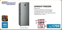 Sharaf DG Super General Upright Freezer offer