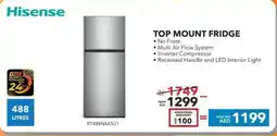 Sharaf DG Hisense Top Mount Fridge offer