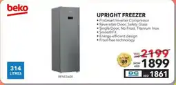 Sharaf DG Beko Upright Freezer offer