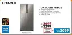 Sharaf DG Hitachi Top Mount Fridge offer