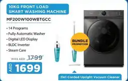 Sharaf DG Midea Front Load Smart Washing Machine MF200W100WBTGCC offer