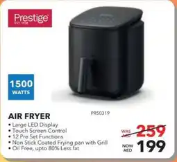 Sharaf DG Prestige Air Fryer offer