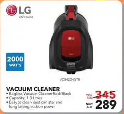 Sharaf DG LG Vacuum Cleaner offer