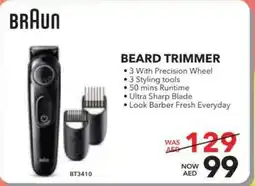 Sharaf DG Braun beard trimmer offer