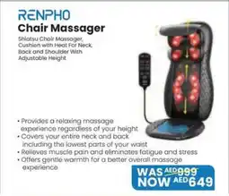 Sharaf DG Renpho Chair Massager offer