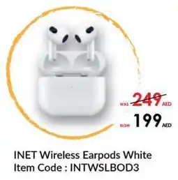 Sharaf DG iNet Wireless Earpods White offer