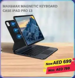 Sharaf DG Max & Max Magnetic Keyboard Case iPad Pro 13 offer