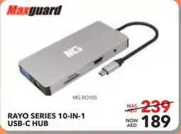 Sharaf DG Maxguard Rayo Series 10-in-1 USB-C Hub offer