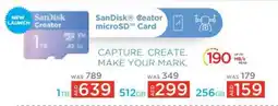 Sharaf DG SanDisk Ceator microSD Card offer