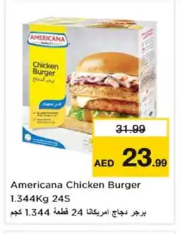 Nesto AMERICANA Chicken Burger offer