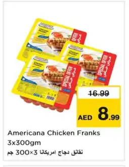 Nesto AMERICANA Chicken Franks offer