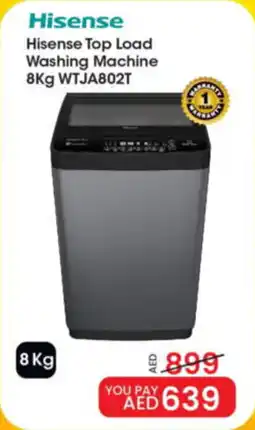 Mark & Save Hisense Top Load Washing Machine WTJA802T offer