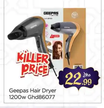 Al Madina GEEPAS Hair Appliances offer