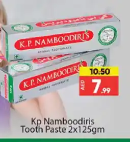Al Madina K P NAMBOODIRI Toothpaste offer