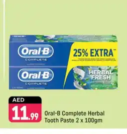 Shaklan ORAL-B Toothpaste offer