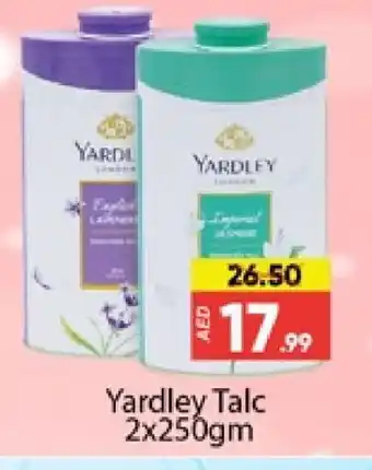Al Madina YARDLEY Talcum Powder offer