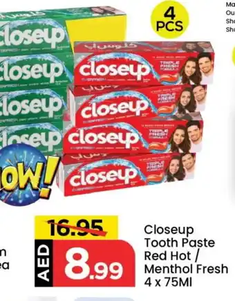 Mark & Save CLOSE UP Toothpaste offer
