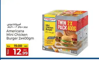 Kenz Hypermarket AMERICANA Chicken Burger offer