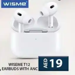 Grand Hyper Market Wiseme t12 earbuds with ANC offer