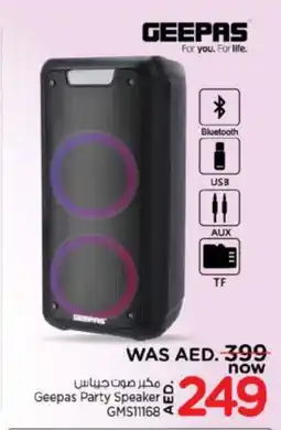 Nesto GEEPAS Speaker offer