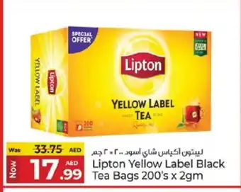 Kenz Hypermarket Lipton Tea Bags offer