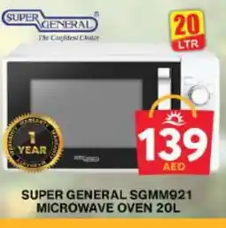 Grand Hyper Market SUPER GENERAL Microwave Oven offer
