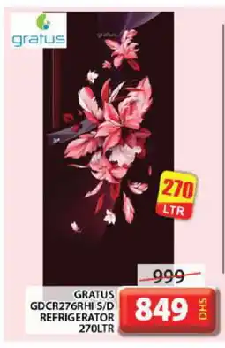 Grand Hyper Market GRATUS Refrigerator offer