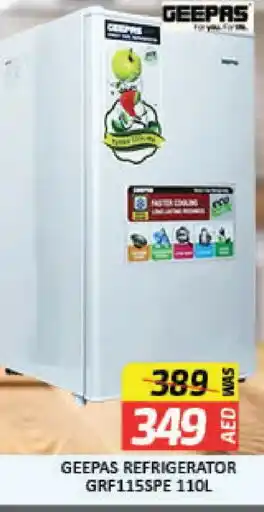 Mango Hypermarket LLC GEEPAS Refrigerator offer