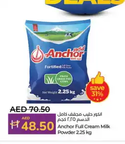 Lulu Hypermarket ANCHOR Milk Powder offer